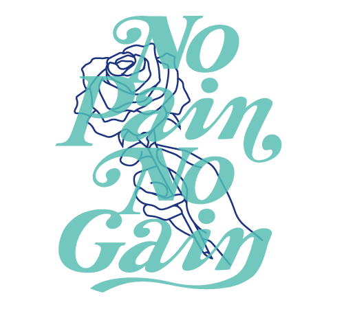 No pain No gainのデザインイラスト