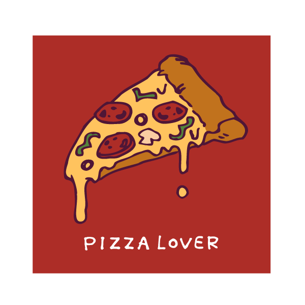 Pizza Loverのデザインイラスト Photom